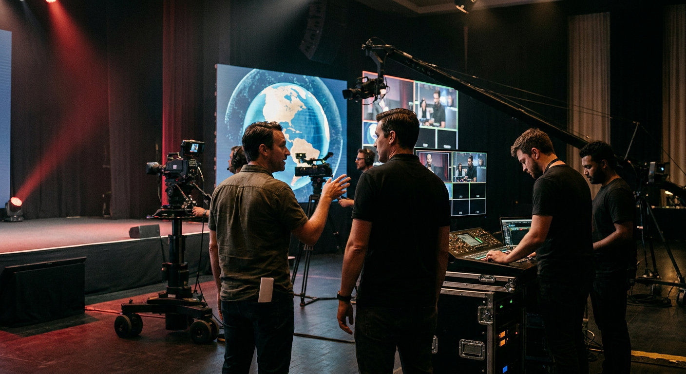 Som, luz, LED e transmissão: como dimensionar audiovisual sem exagerar nem arriscar