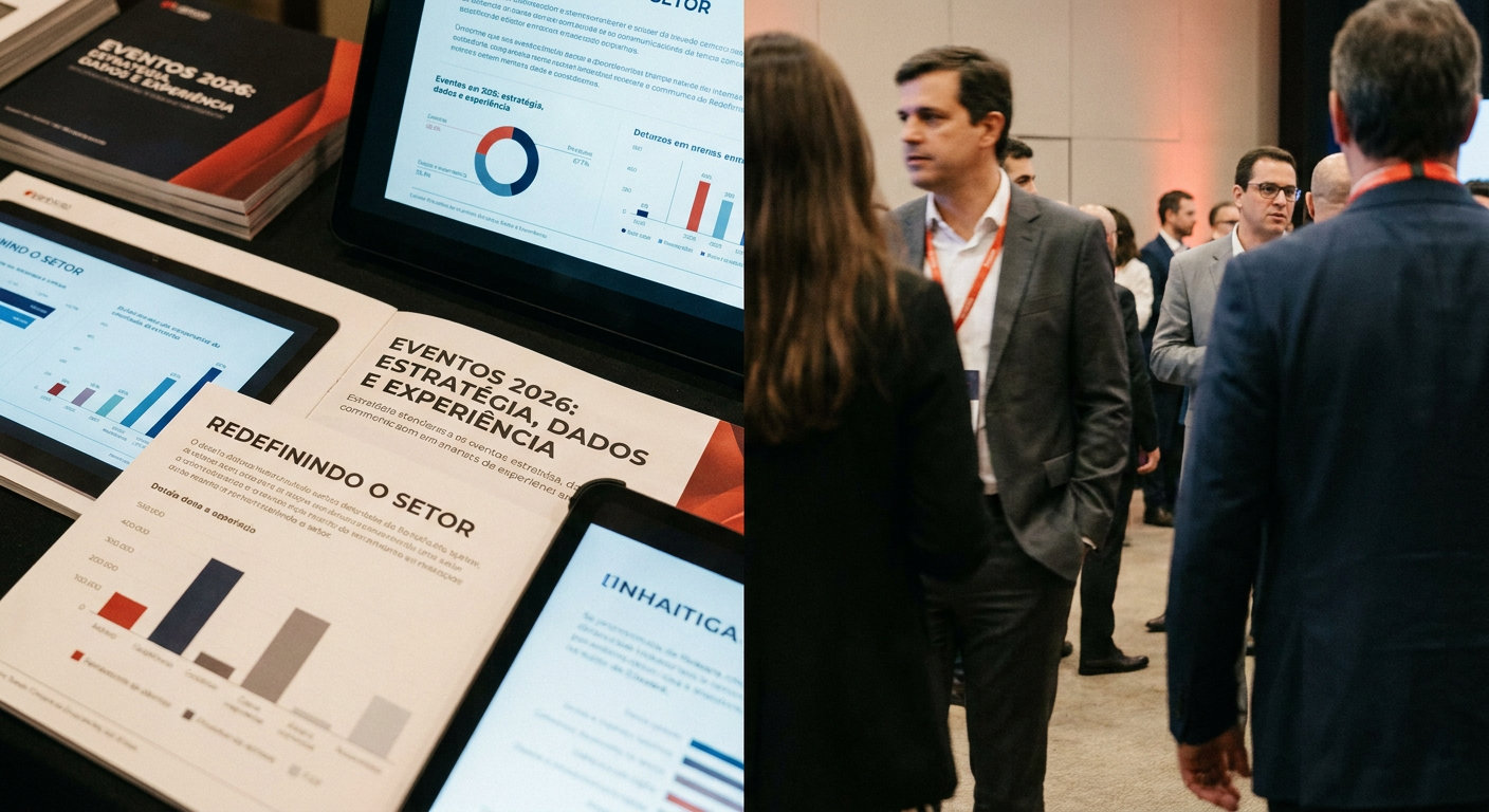 Eventos em 2026: estratégia, dados e experiência redefinem o setor