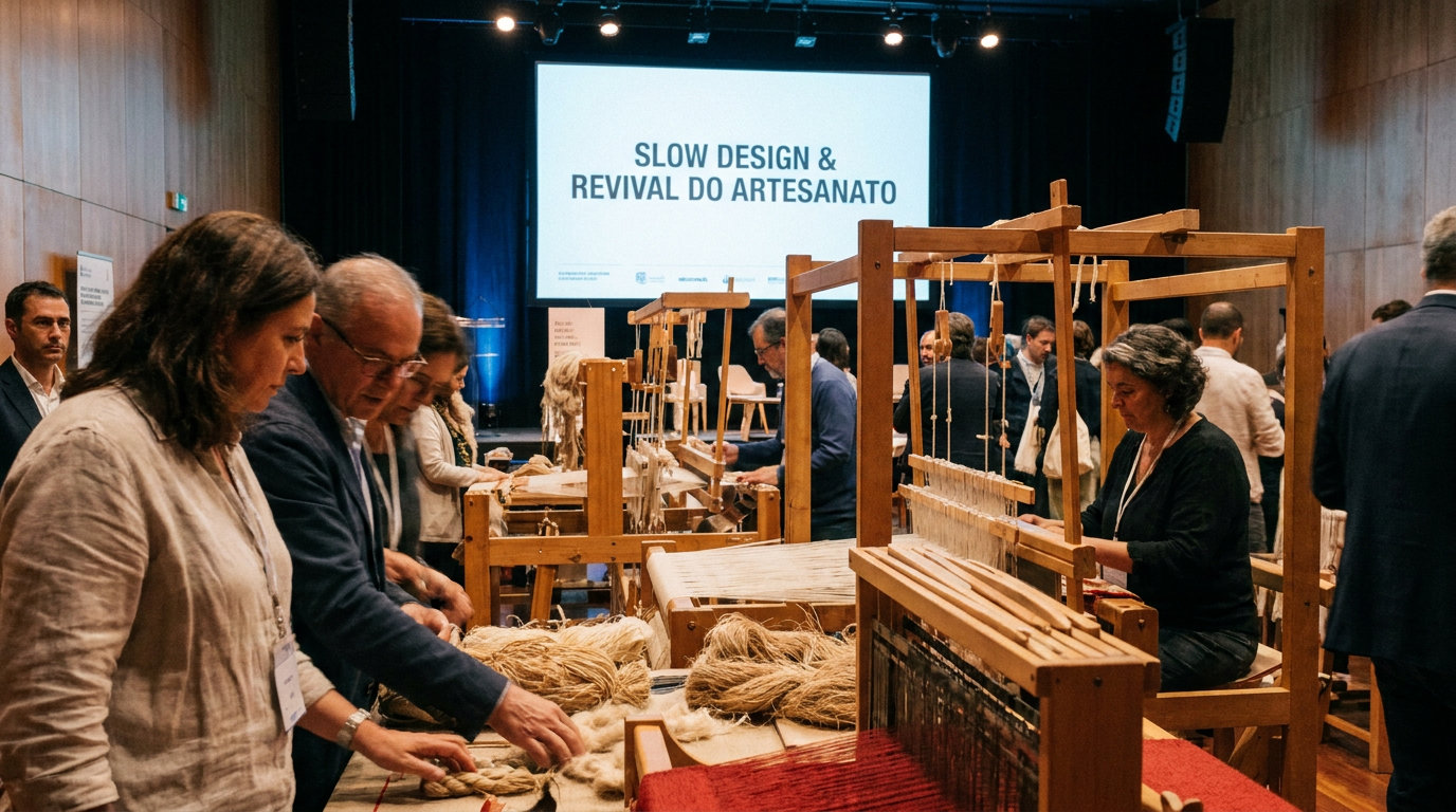 Slow design e o revival do artesanato: como a materialidade transforma experiências em eventos